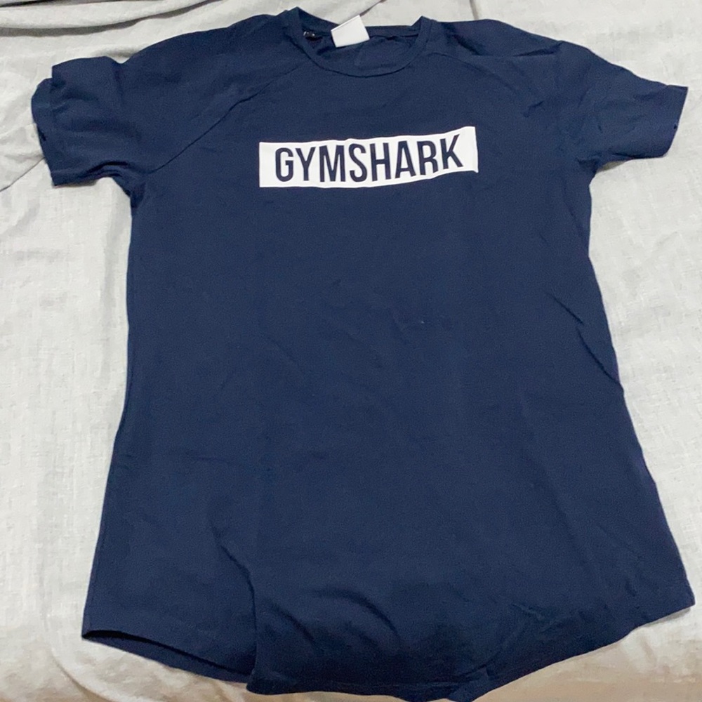 Gymshark Men’s Block T Shirt Navy Blue